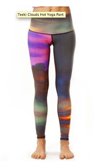 Teeki Clouds Hot Pant-made from plastic bottles